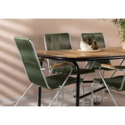 Holmbeck Loungesæt - Havemøbelsæt - Grøn,Natur