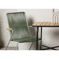 Holmbeck Loungesæt - Havemøbelsæt - Grøn,Natur