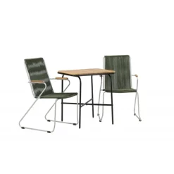 Holmbeck Loungesæt - Havemøbelsæt - Grøn,Natur