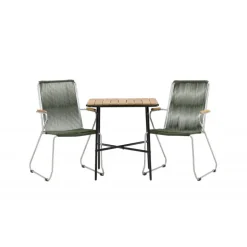 Holmbeck Loungesæt - Havemøbelsæt - Grøn,Natur