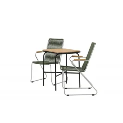 Holmbeck Loungesæt - Havemøbelsæt - Grøn,Natur