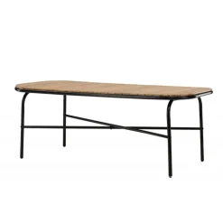 Holmbeck Spisebord - Sort,Natur