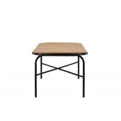 Holmbeck Spisebord - Sort,Natur