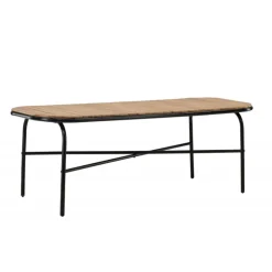 Holmbeck Spisebord - Sort,Natur