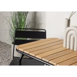 Holmbeck t Loungesæt - Havemøbelsæt - Sort,Natur