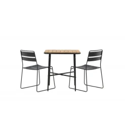 Holmbeck t Loungesæt - Havemøbelsæt - Sort,Natur