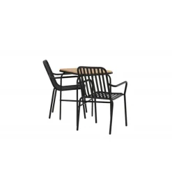 Holmbeck t Loungesæt - Havemøbelsæt - Sort,Natur