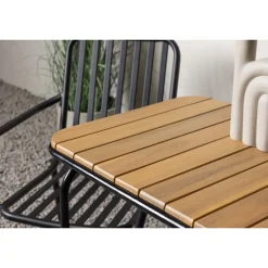 Holmbeck t Loungesæt - Havemøbelsæt - Sort,Natur