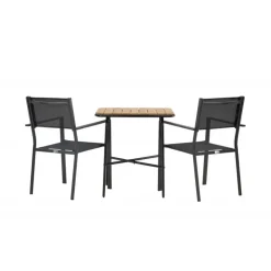 Holmbeck t Loungesæt - Havemøbelsæt - Sort,Natur