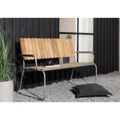 Holmsund Bænkesofa - Natur,Sølvgrå