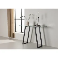 Horten Bord - Sort og Transparent