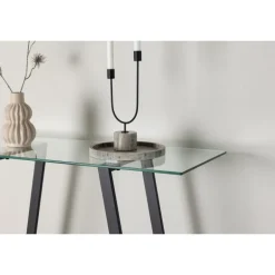 Horten Bord - Sort og Transparent
