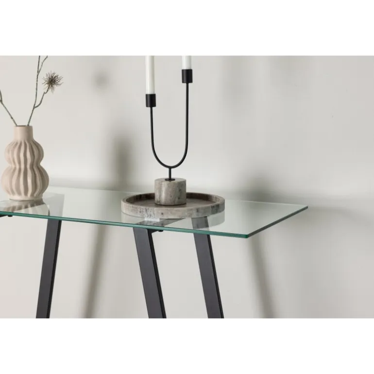 Horten Bord - Sort og Transparent