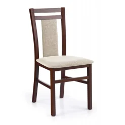 HUBERT 8 Spisebordsstol - mørk Valnød/LARS 07