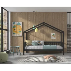 Husseng til børn 90 x 200 cm – Dallas, antracit