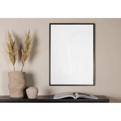 Hvid Abstrakt Plakat - Hvid