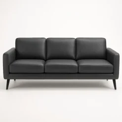 Hvidovre 3 personers lædersofa