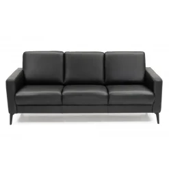 Hvidovre 3 personers lædersofa