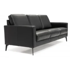 Hvidovre 3 personers lædersofa