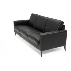 Hvidovre 3 personers lædersofa