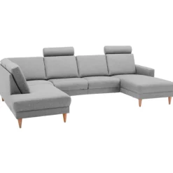 Hvidovre Hjørnesofa med chaiselong Højrevendt - Lysegrå Stof