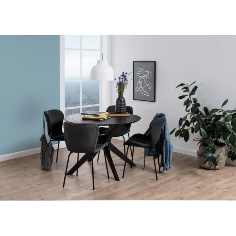 I_Duncan spisebord sort MDF