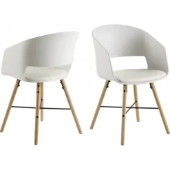 I_Luna Spisebordsstol hvid