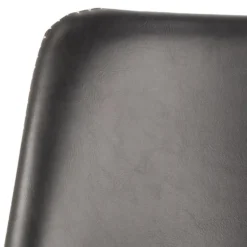 I_Oregon barstol sort læderlook