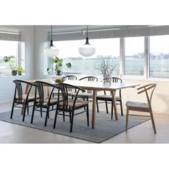 I_York spisebordsstol med armlæn hvid papir