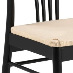 I_York spisebordsstol med armlæn hvid papir