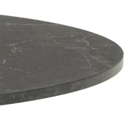 Ibiza spisebord sort Ø110 cm