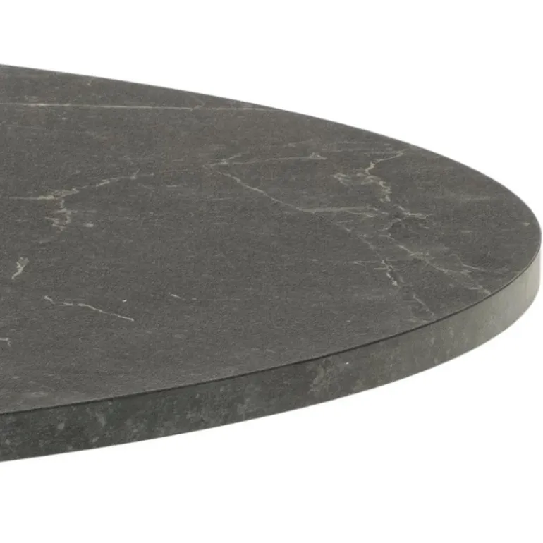 Ibiza spisebord sort Ø110 cm