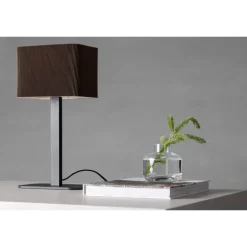 Idre Bordlampe - Sort og Mocca