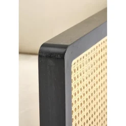 ILARIO lænestol, Sort / Naturlig