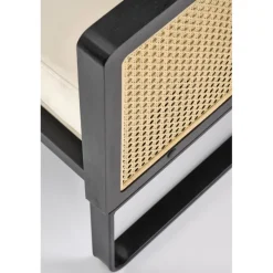 ILARIO lænestol, Sort / Naturlig