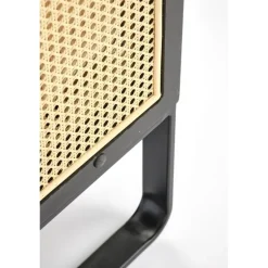 ILARIO lænestol, Sort / Naturlig