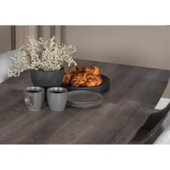 Inca e Spisebordssæt - Grå, Natur og Hvid