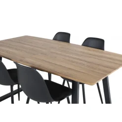 Inca e Spisebordssæt - Sort og Natur