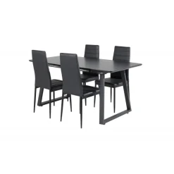 Inca e Spisebordssæt - Sort