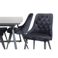 Inca Spisebordssæt - Sort