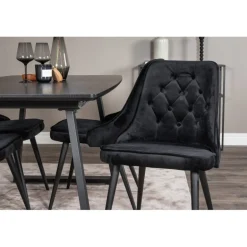 Inca Spisebordssæt - Sort