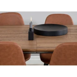 Inca Spisebordssæt - Sort og Brun og - Natur