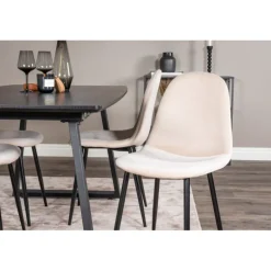 Inca t Spisebordssæt - Beige og Sort