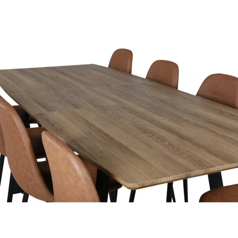 Inca t Spisebordssæt - Sort og Brun og - Natur