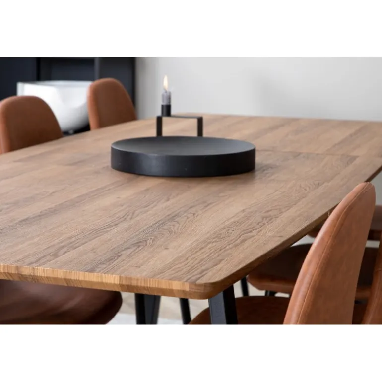 Inca t Spisebordssæt - Sort og Brun og - Natur