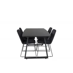 Inca t Spisebordssæt - Sort