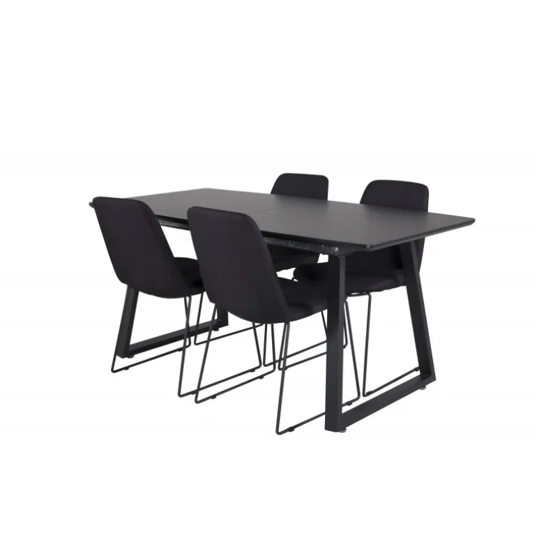 Inca t Spisebordssæt - Sort