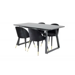 Inca t Spisebordssæt - Sort