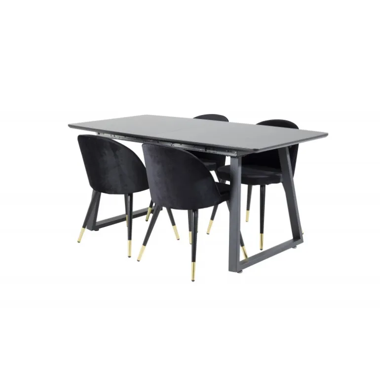 Inca t Spisebordssæt - Sort