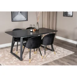 Inca t Spisebordssæt - Sort